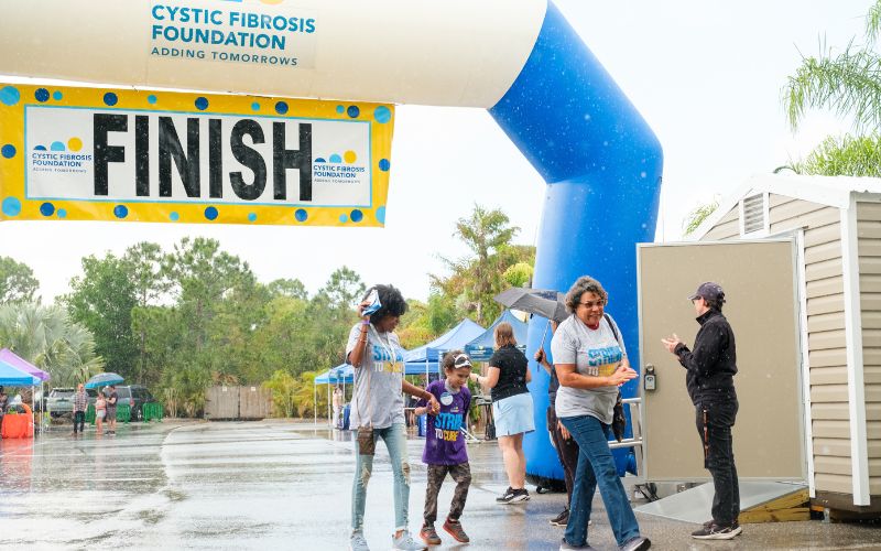 Cystic fibrosis foundation walk at the Brevard Zoo in Melbourne Florida