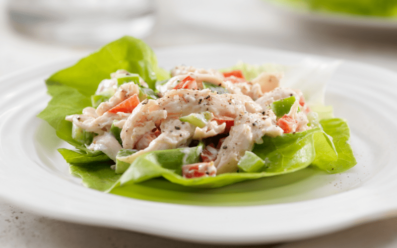 Dairy-free Healthy High-Protein Meals tuna salad lettuce wraps