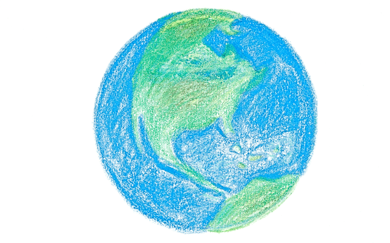 A picture of the earth