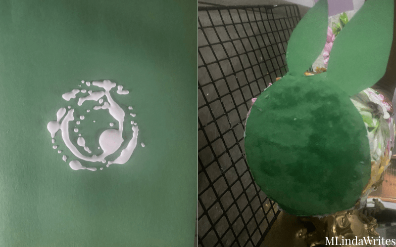 construction paper cut out for candle jar