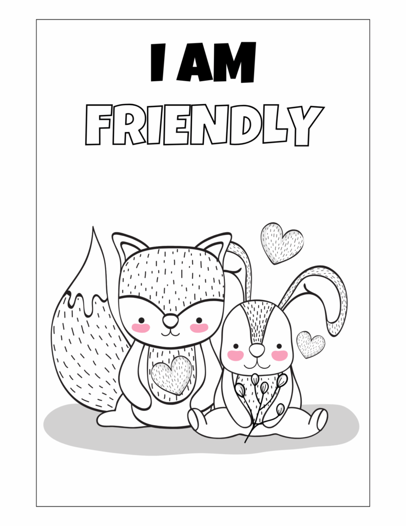 coloring pages positive affirmations