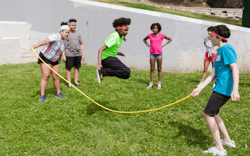 fun summer activities for kids ump rope