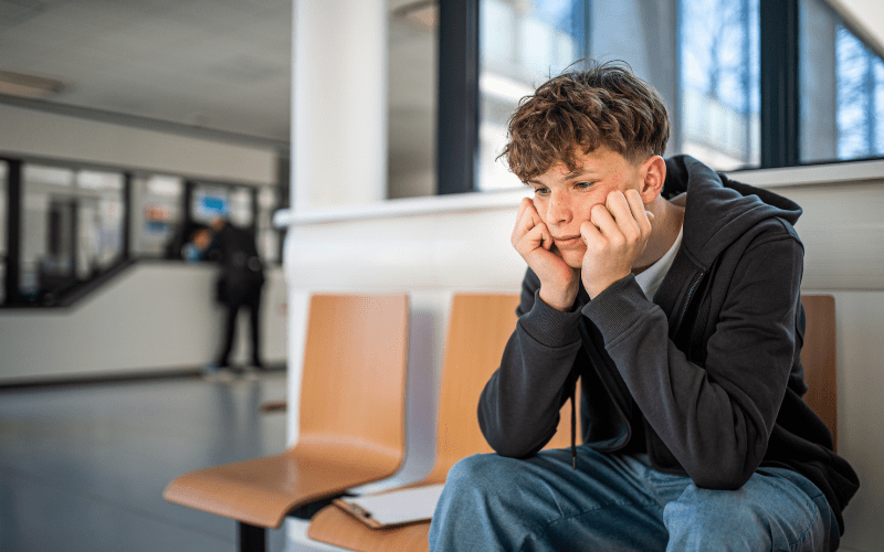 middle school life skills a boy coping before a medical appointment